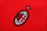 Mens AC Milan Polo Shirt Red 2022/23