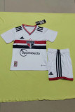 Kids Sao Paulo FC Home Jersey 2022/23