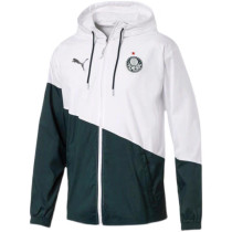 Mens Palmeiras All Weather Windrunner Jacket White - Green 2022/23