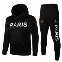 Mens PSG x JORDAN Hoodie Sweatshirt + Pants Suit Black III 2021/22