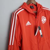 Mens Manchester United All Weather Windrunner Jacket Red 2022/23
