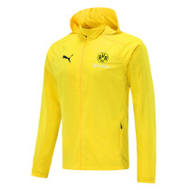 Mens Borussia Dortmund All Weather Windrunner Jacket Yellow 2020/21