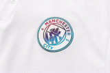 Mens Manchester City Polo Shirt White 2021/22