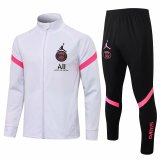 Mens PSG x Jordan Jacket + Pants Training Suit White II 2021/22