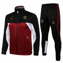Mens PSG x Jordan Jacket + Pants Training Suit Burgundy 2021/22