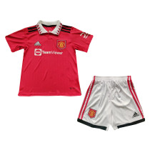 Kids Manchester United Home Jersey 2022/23