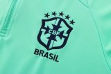 Mens Brazil Training Suit Green 2022