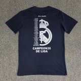 Mens Real Madrid 35 La Liga Champions T-Shirt Royal 2021/22