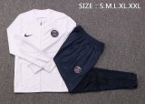 Mens PSG Jacket + Pants Training Suit White 2022/23