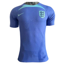 Mens England Pre-Match Short Training Jersey Blue 2022 - Match