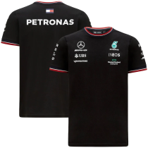 Mens Mercedes AMG Petronas F1 Team T-Shirt - Black 2021