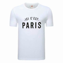 Mens PSG Messi ICI C'EST PARIS T-Shirt White 2021/22