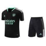 Mens Arsenal Short Training Suit Black 2021/22