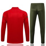 Mens Portugal Training Suit Red 2021/22