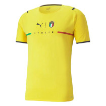 Mens Italy Goalkeeper Yellow Jersey 2021/22