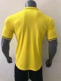 Mens Brazil Polo Shirt Yellow 2022