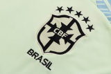 Mens Brazil Short Training Suit Lemon Green 2022