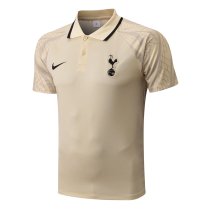 Mens Tottenham Hotspur Polo Shirt Apricot 2022/23