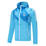Mens Real Madrid All Weather Windrunner Jacket White 2021/22