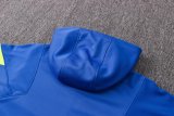 Mens Tottenham Hotspur Hoodie Jacket + Pants Training Suit Blue II 2021/22