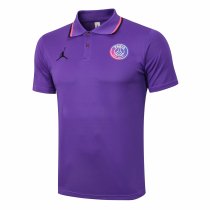 Mens PSG x Jordan Polo Shirt Purple II 2021/22