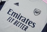 Mens Arsenal Short Training Suit Light Grey 2022/23