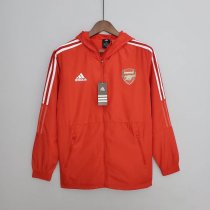 Mens Arsenal All Weather Windrunner Jacket Red 2022/23