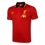 Mens Liverpool Polo Shirt Red 2021/22
