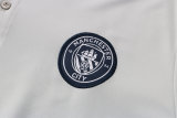 Mens Manchester City Polo Shirt Light Grey 2021/22