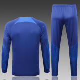 Kids Netherlands Jacket + Pants Training Suit Blue 2022