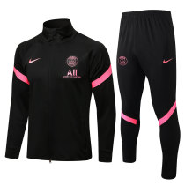 Mens PSG Jacket + Pants Training Suit Black 2021/22