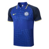 Mens Chelsea Polo Shirt Blue II 2021/22