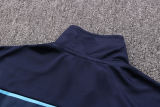 Mens Olympique Marseille Jacket + Pants Training Suit Royal 2022/23
