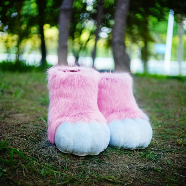 Original Price:$180.54+  60% off sale ends March 30  fursuit feet paws, toony foot paw, kemono foot paw, light pink cat paws, puppy paws, wolf paws, tiger paws, fox paws, ktcatvintage