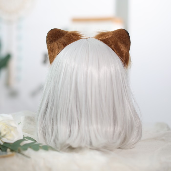 Cosplay Faux Fur Tiger Ears headband and tail
