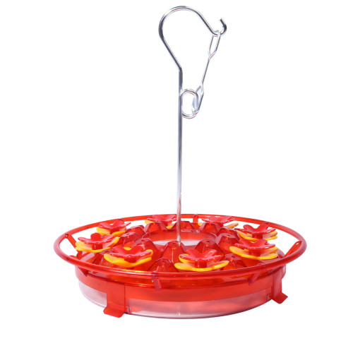 Happy Hummingbirds Drinking Feeder for Hanging Outdoor with Anti-Drop Hook