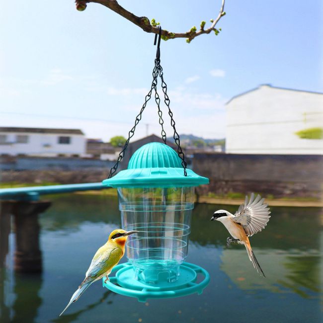 Foldable and Portable Hanging Wild Bird Feeder, Hummingbird Feeder