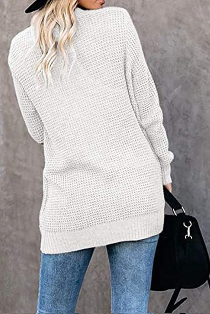 Oversized Knitted Sweater Cardigan