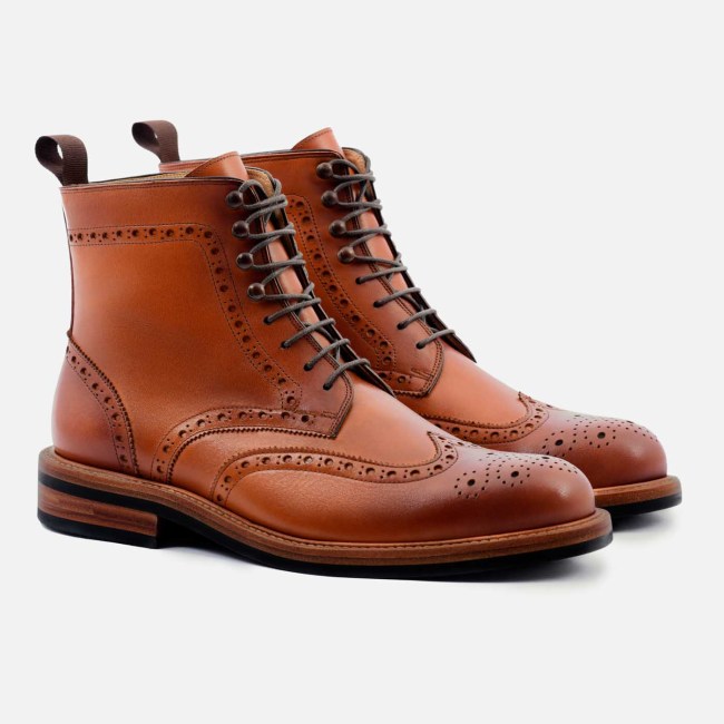 Gaobang Casual Handicraft Leather Shoes Boots