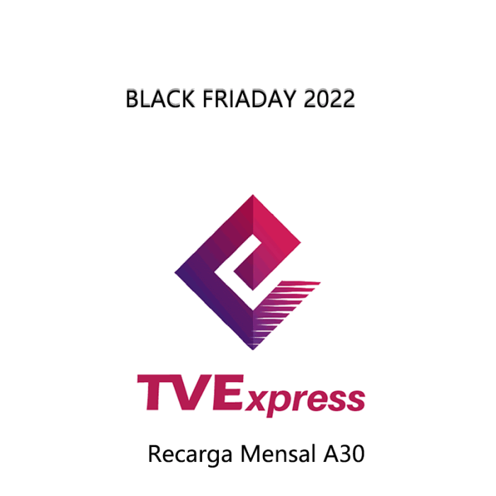 Tv Express Recarga  Mensal R$ 20.99 BLack Friday 2022