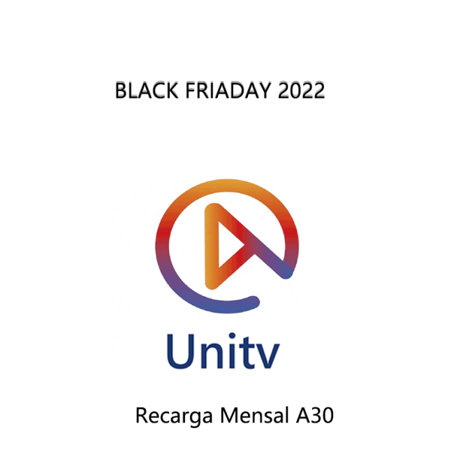 Recarga Unitv Mensal R$ 25.00 BLack Friday 2025