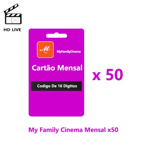 Promoção de recarga mensal de 50 cartões mfc