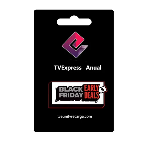 tvexpress recarga anual early black friday