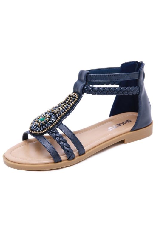 Summer Bohemian Women's Beach Flat Fashion Roman Sandals