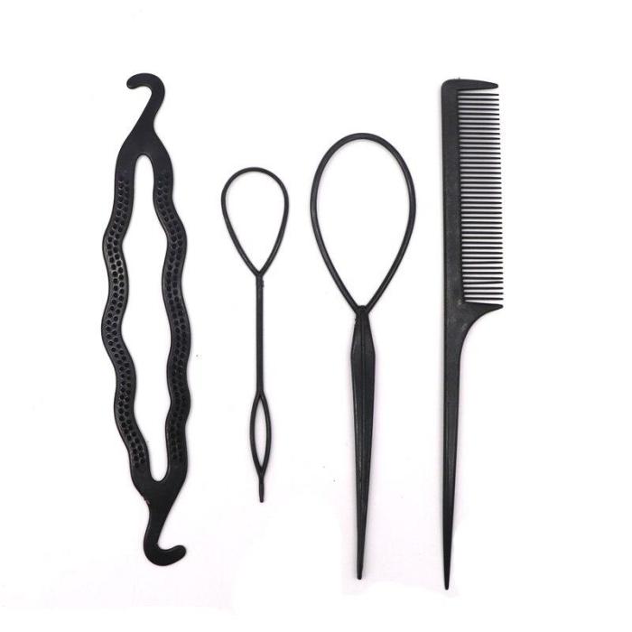 Women Hair Accessories Hair Styling Tools Magic Donut Hair Bun Maker Hairstyle Braider Twist Hair Clip Disk Pull Hairpins