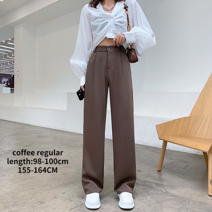 New Women's Fashion Casual High Waist Loose Pants