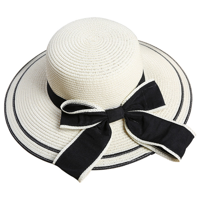 Summer Outdoor Folding Ladies Beach Travel Adjustable Simple Hat