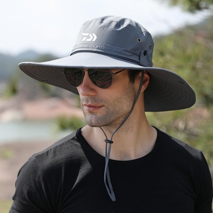 Summer Men's Outdoor Sports Waterproof Travel Protection Shade Mountaineering Fishing Hat