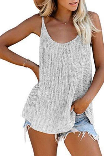Women's Sexy Knit Loose Fashion   Camis