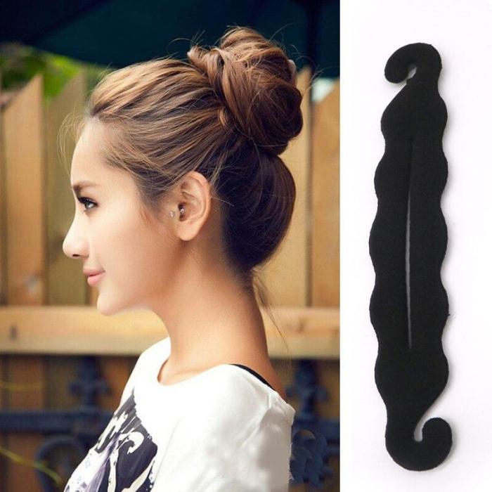 Women Hair Accessories Hair Styling Tools Magic Donut Hair Bun Maker Hairstyle Braider Twist Hair Clip Disk Pull Hairpins